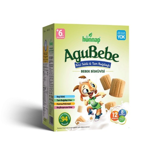 HÜNNAP BEBE BİSKÜVİSİ 400 GR KEÇİ SÜTLÜ. ürün görseli