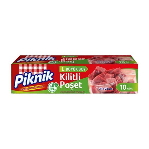 PİKNİK BUZDOLABI POŞETİ KİLİTLİ BÜYÜK. ürün görseli