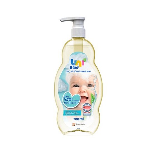UNİ BABY BEBEK ŞAMPUAN 700 ML DOĞAL. ürün görseli
