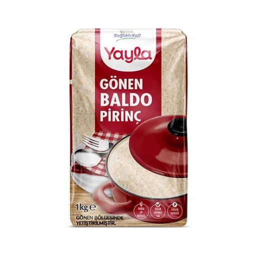 YAYLA BAK. 1000 GR GÖNEN BALDO PİRİNÇ. ürün görseli