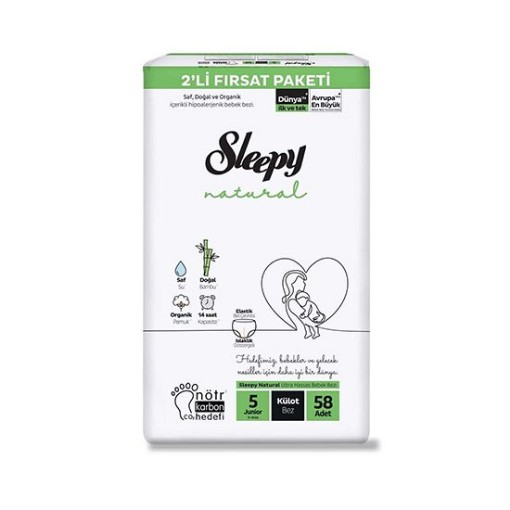 SLEEPY BEBEK BEZİ KÜLOT 2 X FIRSAT ( 5 ) 58 Lİ. ürün görseli