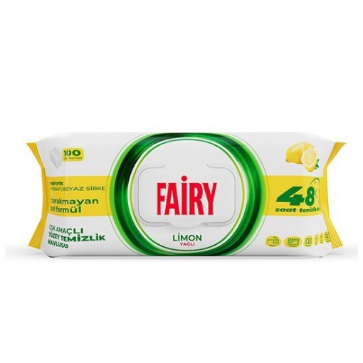 FAİRY YÜZEY TEMİZLİK HAVLUSU 100 LÜ LİMON. ürün görseli