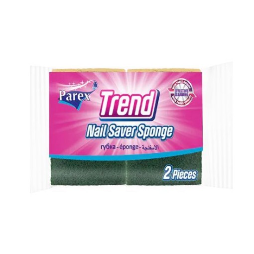 PAREX BULAŞIK SÜNGERİ 2 Lİ OLUKLU TREND. ürün görseli