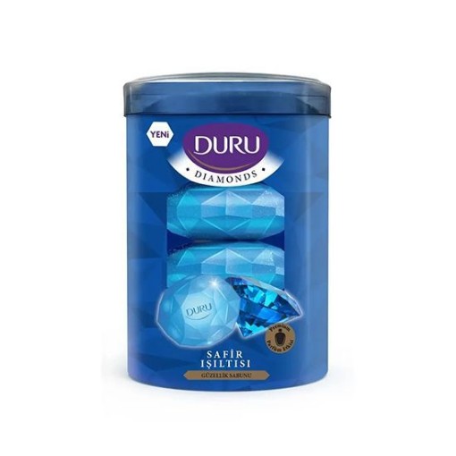 DURU DİAMOND SABUN 4X90 GR MISTIK  BLUE. ürün görseli